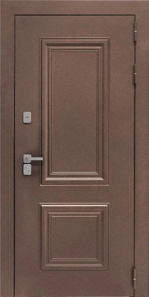 Входная дверь ДвериПРО Д-68 СБ-1 (ст. белое, 16мм, беленый дуб) DPRO196859 внешняя сторона