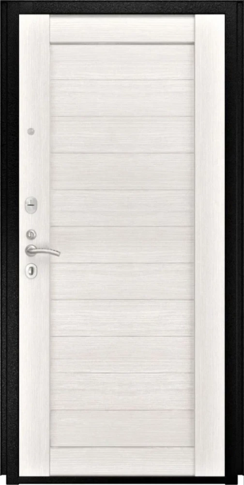 Входная дверь ДвериПРО Аура СБ-3 листв. бел. (21 беленый дуб) DPRO195716 внутренняя сторона