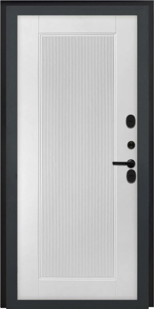 Входная дверь ДвериПРО Берген ПВХ 10мм Астрод Velutto Bianco DPRO198156 внутренняя сторона